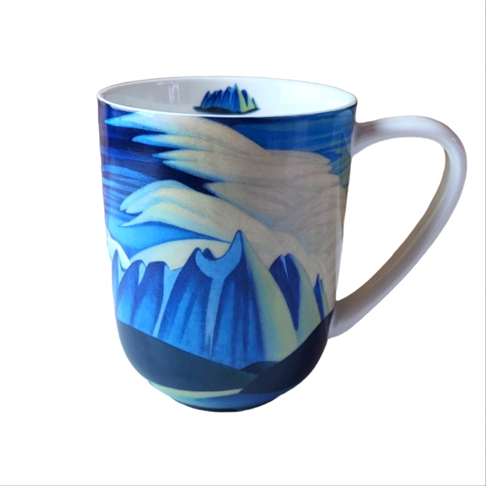 14oz Mug Lake and Mountains by Lawren Harris, Oscardo Art Mug